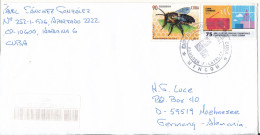 Cuba Registered Cover Sent To Germany 2017 Topic Stamps - Lettres & Documents