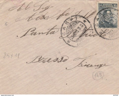 LETTERA 1913 C.15 TIMBRO CAPRI (ZX68 - Marcophilie