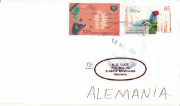 Cuba Cover Sent To Germany 10-8-2014 Topic Stamps - Lettres & Documents