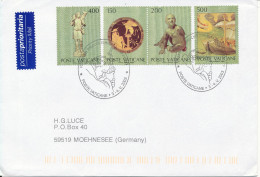 Vatican Cover Sent To Germany With Special Postmark Poste Vaticane 3-4/5-2003 On 1983 Stamps - Covers & Documents