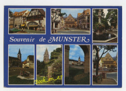 Delcampe - {92821} 68 Haut Rhin Munster , Multivues ; Divers Aspects , Renault R12 - Munster