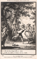 Bibliothèque Nationale - Gravure De J.M. Moreau N° 24: Les Quatre Coins - Carte I.L.M. Non Circulée - Verzamelingen & Kavels