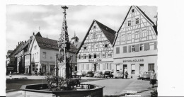 CPA - EBINGEN - Postbrunnen - Hôtel Linde - Buchhandlung - Albstadt