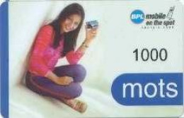 INDIA : IDA21 Rs. 750 Mots Lady With Phone ( Batch: 110001458630) USED - India