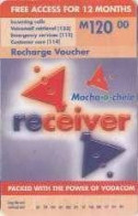 LESOTHO : LES03 M120 Mocha-o-chele Receiver ( Batch: 2452800) USED Exp: 31.07.2004   - Lesotho