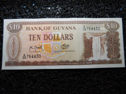 Guyana, 10 Dollars ND (1966-1992) Billets › Billets Courants 156 × 65 Mm P# 23 , N# 206943  (Box2-2) - Guyana