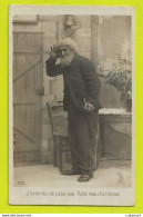 Delcampe - Carte Fantaisie J'entends De Petits Pas Voilà Mes Chérubins N°250 IBIS Pépé Avec Pipe Bouteille Vin Rosé Cloche - Männer