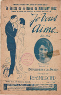 JE VOUS AIME  FOX-TROT   PARTITION MUSICALE - Song Books