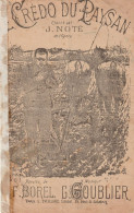 LE CREDO DU PAYSAN  CHANTE PAR J NOTE DE L OPERA   PARTITION MUSICALE - Song Books
