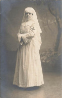 [-5%] CROIX ROUGE - Infirmière - Femme - Bonne Sœur - Carte Photo - Carte Postale Ancienne - Red Cross