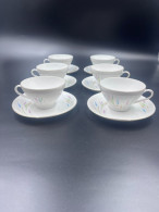 Lot De 6 Tasses Et Sous-tasse Bareuther - Tassen