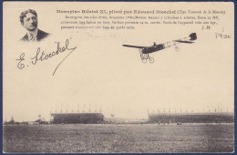 CPA Aviation Signature Autographe Au Dos De Edouard STOECKEL Carte écrite Par Lui - Aviators & Astronauts