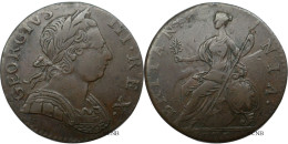 Royaume-Uni - George III - Half Penny 1775 - TTB/XF40 - Mon6797 - B. 1/2 Penny