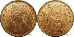 Royaume-Uni - Victoria - Half Penny 1887 - SPL/MS63 - Mon7068 - C. 1/2 Penny
