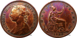 Royaume-Uni - Victoria - Half Penny 1888 - TTB/XF40 Nettoyée - Mon7247 - C. 1/2 Penny