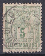Luxembourg Timbres Oblitéré Y&T N °  50  Belle Oblitération - 1882 Allegory
