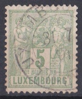 Luxembourg Timbres Oblitéré Y&T N °  50  Belle Oblitération - 1882 Allegory