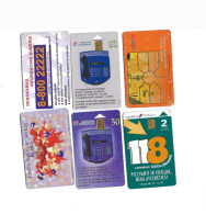 Lot De 6 Télécartes Lituaniennes - Lituania