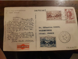 Timbres De L'Océanie Sur Carte Postale, Publicité Pour Un Médicament - Tahiti
