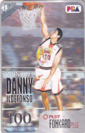 PHILIPPINES(chip) - Basketball/"Dunkin" Danny Ildefonso, Xp.date 31/12/03, Used - Philippinen