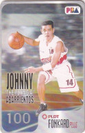 PHILIPPINES(chip) - Basketball/Johnny "The Flying A" Abarrientos, Exp.date 31/12/03, Used - Philippinen