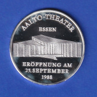 Silbermedaille 1988 Aalto-Theater Essen - Meistersinger Hans Sachs 15gAg999 - Collections & Lots