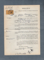 VP23.776 - ANTOFAGASTA X ANVERS X LE HAVRE 1936 - Requête / Ordonnance - Capitaine KEREVEN, Navire Français ¨ ARICA ¨ - Andere & Zonder Classificatie