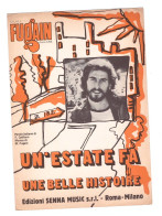 MICHEL FUGAIN - UN'ESTATE FA (UNE BELLE HISTOIRE)- SENNA MUSIC Spartito Musicale - Musique Folklorique