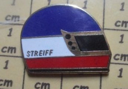 1016b Pin's Pins / Beau Et Rare / SPORTS / F1 FORMULE 1 CASQUE INTEGRAL PILOTE PHILIPPE STREIFF - Automovilismo - F1
