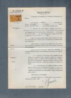 VP23.783 - MORONDAVA X LE HAVRE 1936 - Requête / Ordonnance - Capitaine GAUDU, Navire Français ¨ ELIMA  ¨ - Andere & Zonder Classificatie
