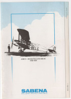 Sabena Menu - Menu Kaarten