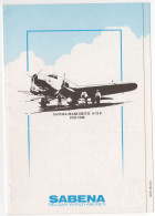 Sabena Menu - Menu Kaarten