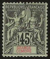 Grande Comore       .  Y&T    .    18  (2 Scans)       .       *         .     Neuf Avec Gomme - Neufs