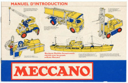 Meccano.Manuel D'introduction.Jouet De Construction Scientifique éducatif. - Meccano