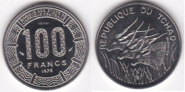 République Du Tchad 100 Francs 1975 Essai, En Nickel , KM# E5 - Chad