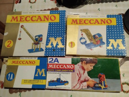 Jolie Lot De 4 Boites Meccano Années 60 - Meccano