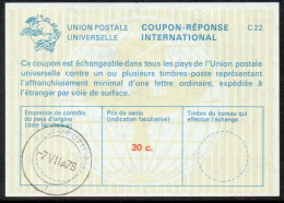 AFRIQUE DU SUD SOUTH AFRICA  La22A 15c. International Reply Coupon Reponse Antwortschein IRC IAS O BEDFORDVIEW 07.07.78 - Brieven En Documenten