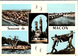 Delcampe - Cpsm  -   Souvenir De Macon - Divers Aspects                    AF1025 - Macon