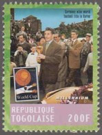 FIFA World Champion Germany, Players With Trophy Football Soccer, Berne Switzerland, Sport, MNH Togo - 1954 – Zwitserland
