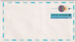 13C. - Vorfrankierter Luftpost Briefumschlag - Air Cover - UNITET NATIONS NEW YORK - Postfrisch/**/MNH - Airmail
