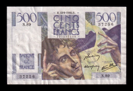 Francia France 500 Francs François-René 1946 Pick 129a Bc/Mbc F/Vf - 500 F 1945-1953 ''Chateaubriand''