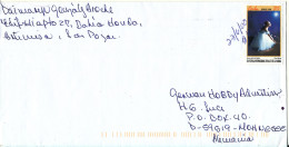 Cuba Cover Sent To Germany 27-6-2014 Single Franked - Lettres & Documents