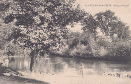Delcampe - 82 / SAINT NICOLAS DE LA GRAVE / ETANG DE RAOUL - Saint Nicolas De La Grave