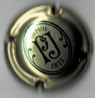 PERRIER-JOUET  N° 74a  Lambert 2024  Page 391  Or Et Vert Foncé , Grand Brut Au Verso - Perrier Jouet