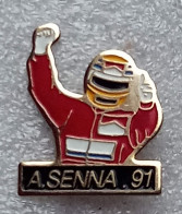 Pin's Sports - Formule 1, 1991   Ayrton Senna  (198) - Automovilismo - F1
