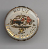 Delcampe - PIN'S    THEME  SPORT  RALLYE AUTO  MAULEON  TERRE DE CHALOSSE DANS LES LANDES - Rallye