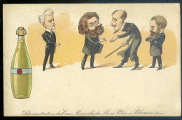 Delcampe - Cpa Du 42 Loire ---  Publicité -- Administration Des Eaux Minérales Du Mont Pilat De Pélussin      Sept24-64 - Pelussin