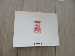 Territoire De FEZZAN Epreuve Bloc Non Dentelé Gravé Sans Gomme - Unused Stamps