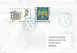 Romania 2024 Voluntar Alexandru Ioan Cuza University Heral;dy Armory Cover - Briefe U. Dokumente