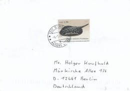 United Nations 2024 Geneva Fresh Water  Stingray Potamotrygon Albimaculata Brazil Endangered Cover - Lettres & Documents